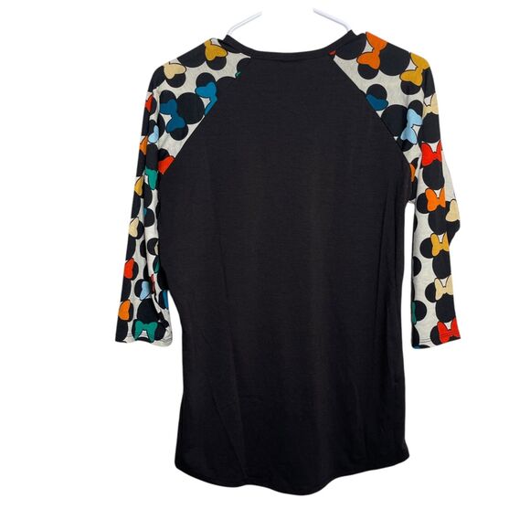 Disney LuLaRoe Shirt Women's Small Minnie Mouse Black Short Sleeve Top - Picture 4 of 9